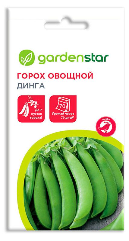 Garden Star Семена Горох овощной Garden Star Динга, 5 г