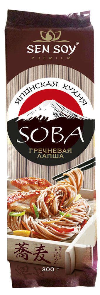 Sen Soy Макаронные изделия Sen Soy Soba лапша, 300 г