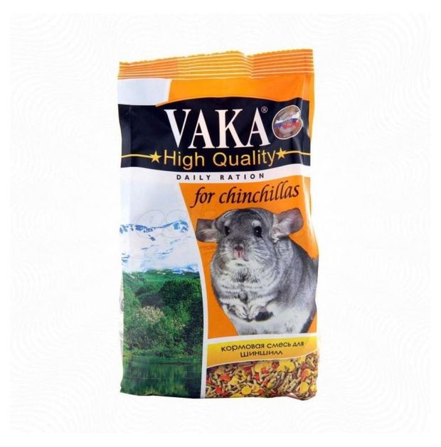 Вака Кормовая смесь для шиншилл Вака High Quality, 500 г