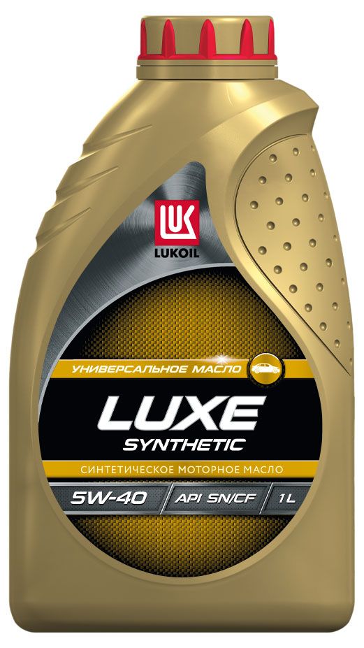 Лукойл Масло моторное Лукойл Люкс SN/CF 5W40 синтетическое, 1 л