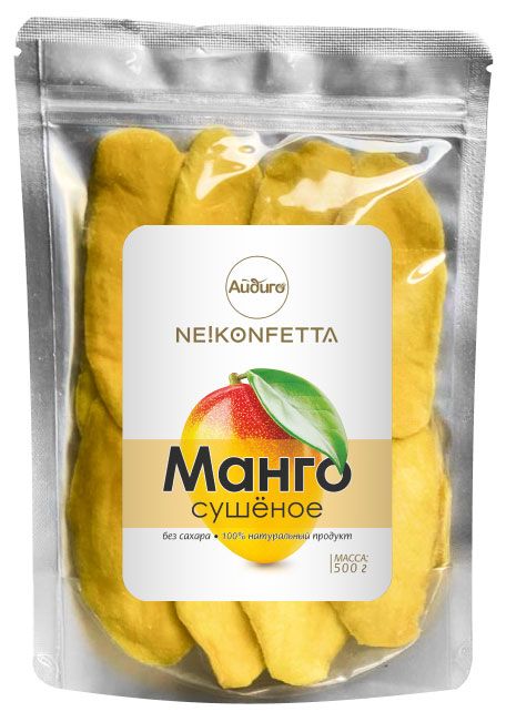 NE!KONFETTA Манго сушеное NE!KONFETTA, 500 г