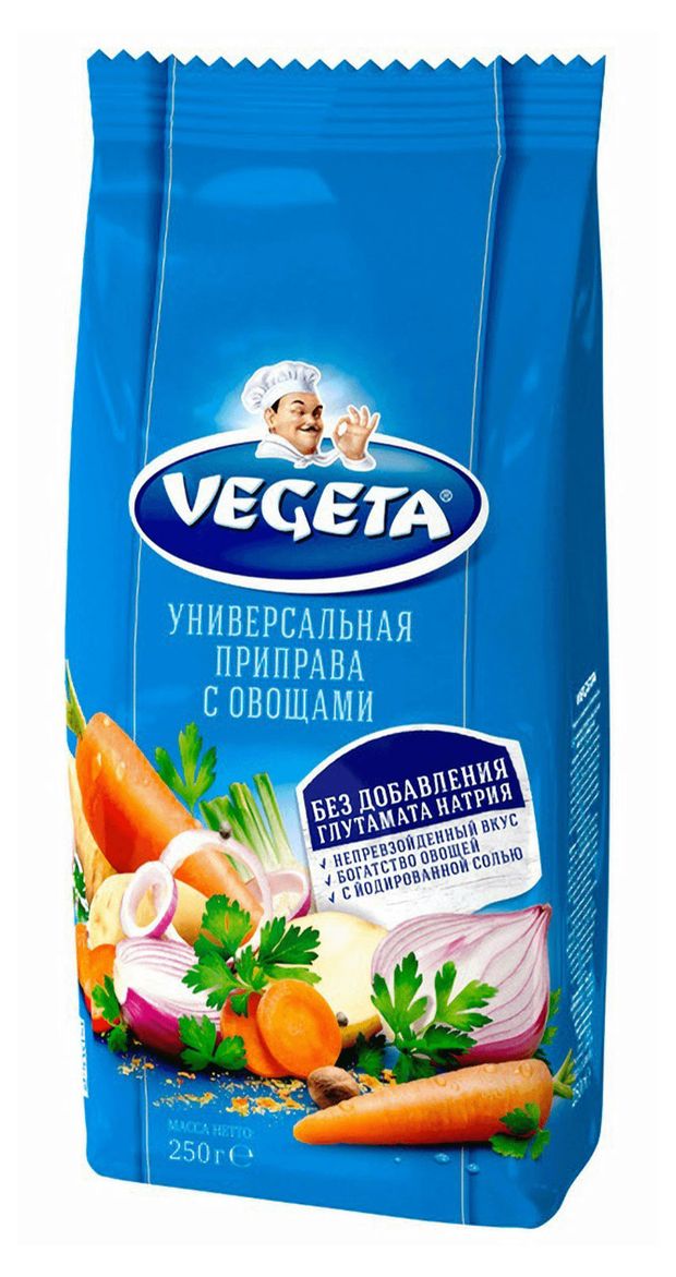 VEGETA Приправа Vegeta Универсальная с овощами, 250 г