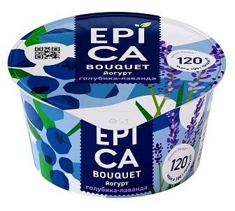 EPICA Йогурт EPICA Bouquet с голубикой и лавандой 4.8%, 130 г