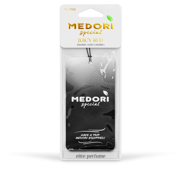 Medori Ароматизатор автомобильный Medori картонный парфюм подвесной, 1 шт