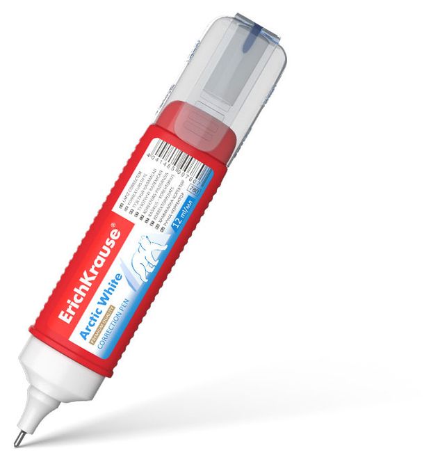 ErichKrause Ручка корректирующая ErichKrause Arctic white, 12 мл