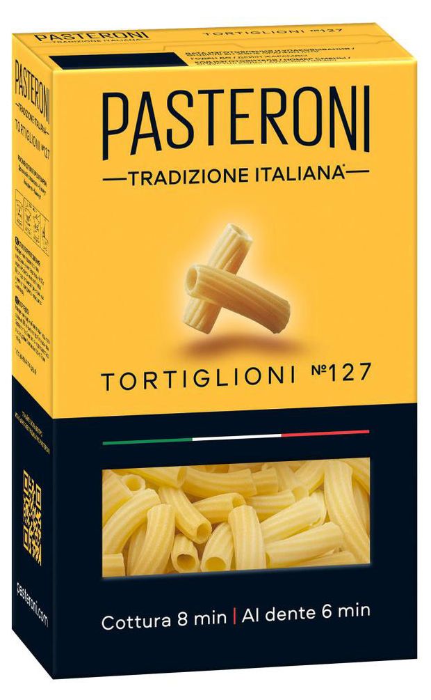 Pasteroni Макаронные изделия Pasteroni Tortoglioni 127, 400 г