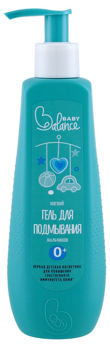 Baby Balance Гель для подмывания мальчиков Baby Balance мягкий 0+, 250 мл