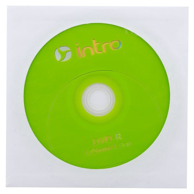 Intro Диск DVD-R Intro 4,7GB, 1 шт