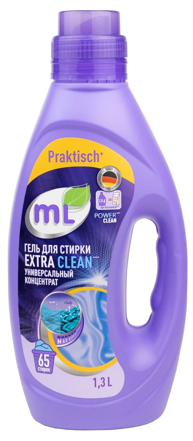 Meine Liebe Гель для стирки концентрат Meine Liebe Extra Clean для цветного и белого белья, 1,3 л