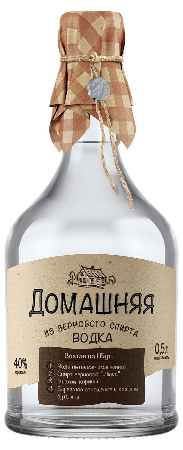 Домашняя Водка Домашняя Россия, 0,5 л