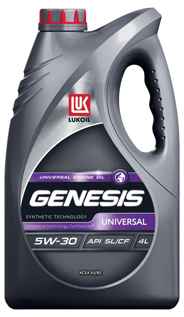 Масло моторное Лукойл Genesis Universal 5W30 синтетическое, 4 л