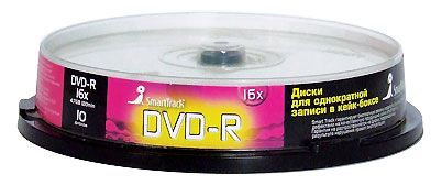 Smart Track Диск DVD-R Smart Track, 10 шт