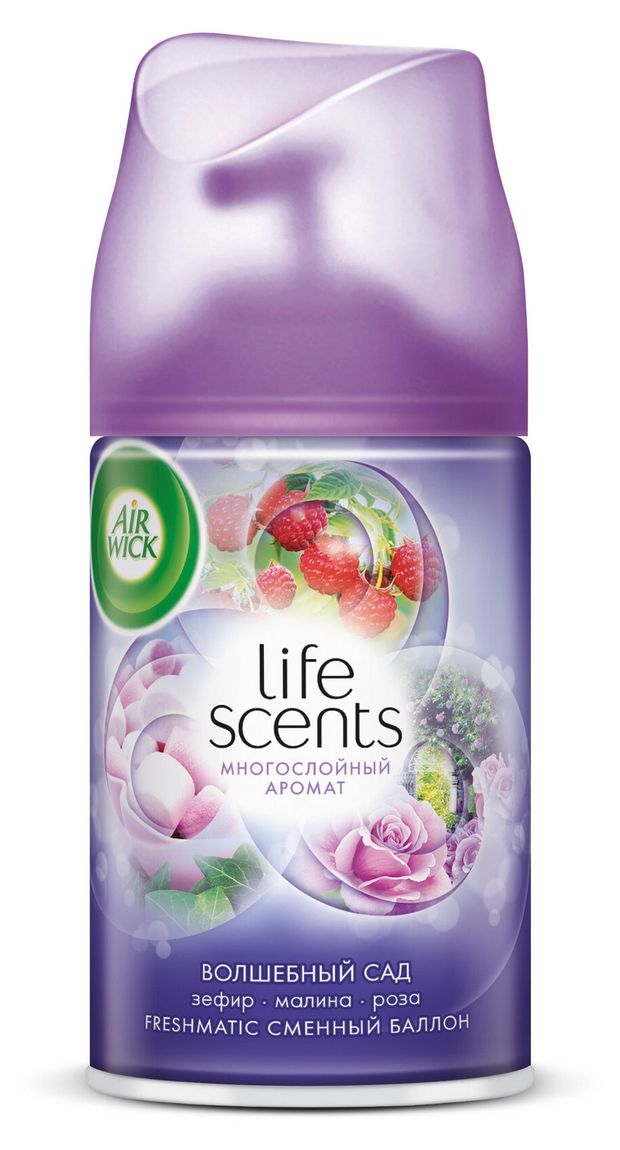 Airwick Сменный баллон Airwick Freshmatic Life Scents Волшебный сад Великобритания, 250 мл