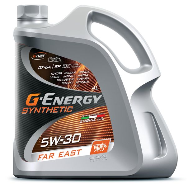 G-Energy Масло моторное G-Energy Synthetic Far East, 5W30, GF-5 синтетическое, 4 л