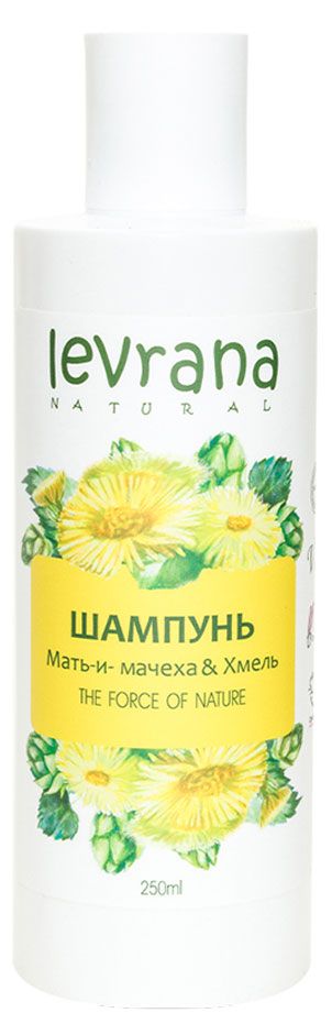 Levrana Шампунь для волос Levrana Мать-и-мачеха и Хмель, 250 мл