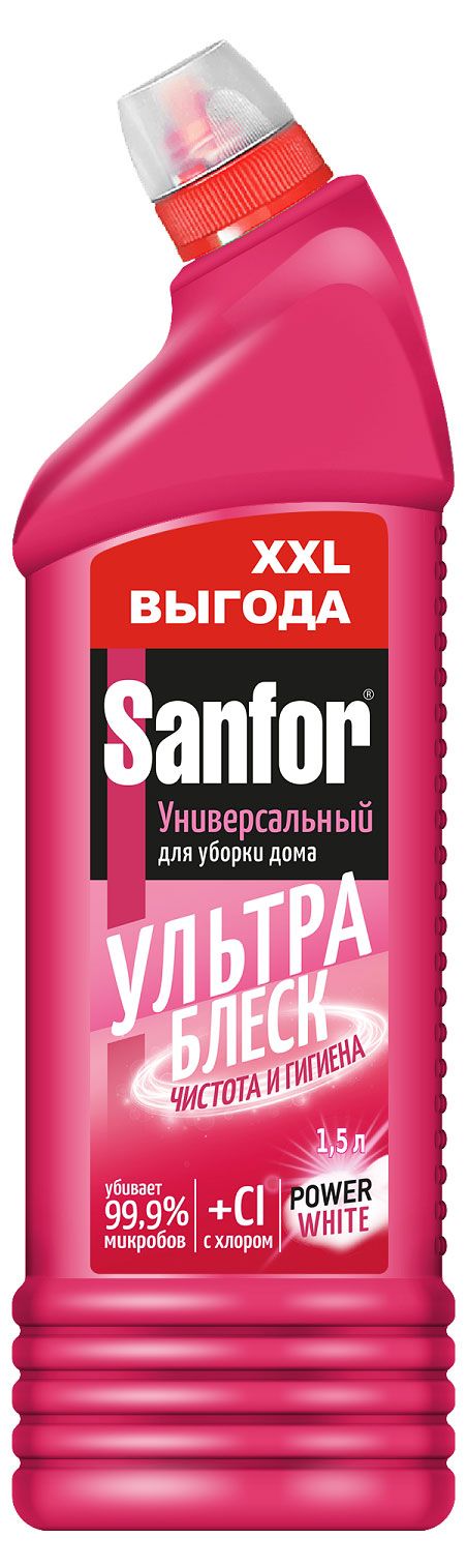Sanfor Средство санитарно-гигиеническое Sanfor Универсал Ультра блеск, 1500 мл