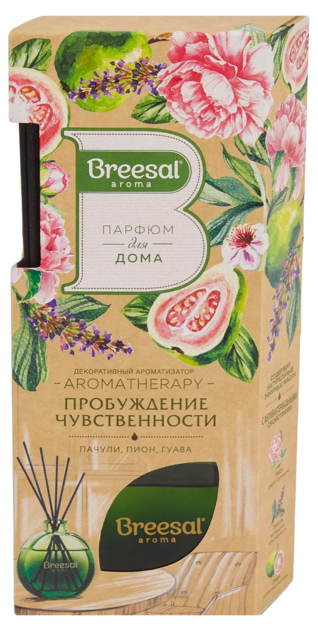 Breesal Диффузор для дома ароматический Breesal Arome Sticks Пробуждение чувственности, 70 мл