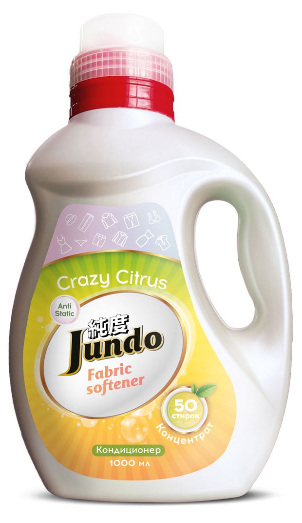 Jundo Кондиционер для стирки белья Jundo Crazy Citrus, 1 л