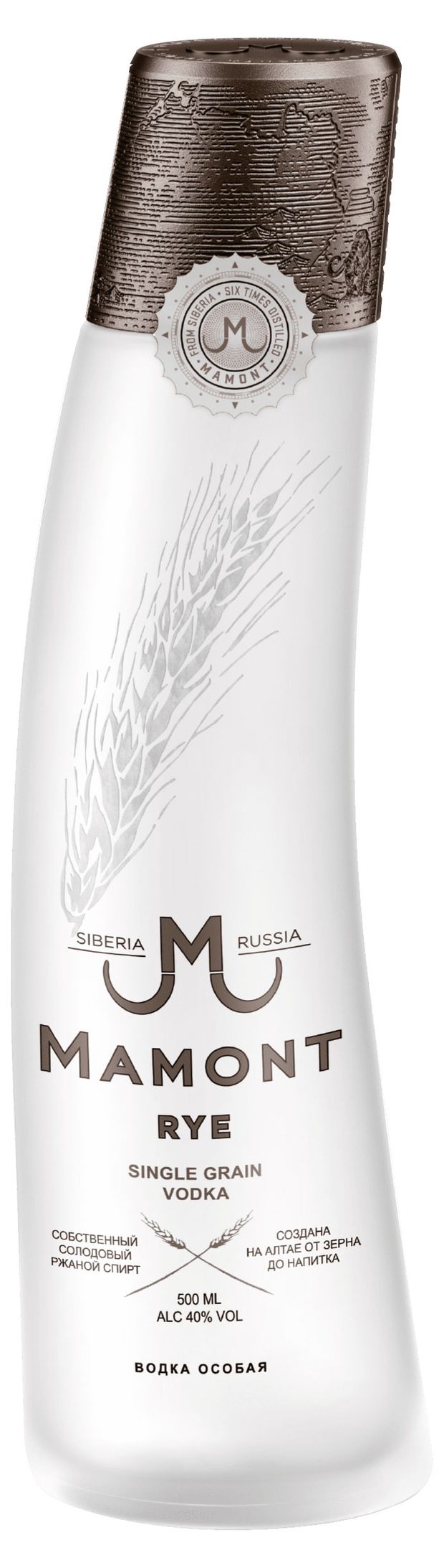 Mamont Водка Mamont Ржаная Россия, 0,5 л