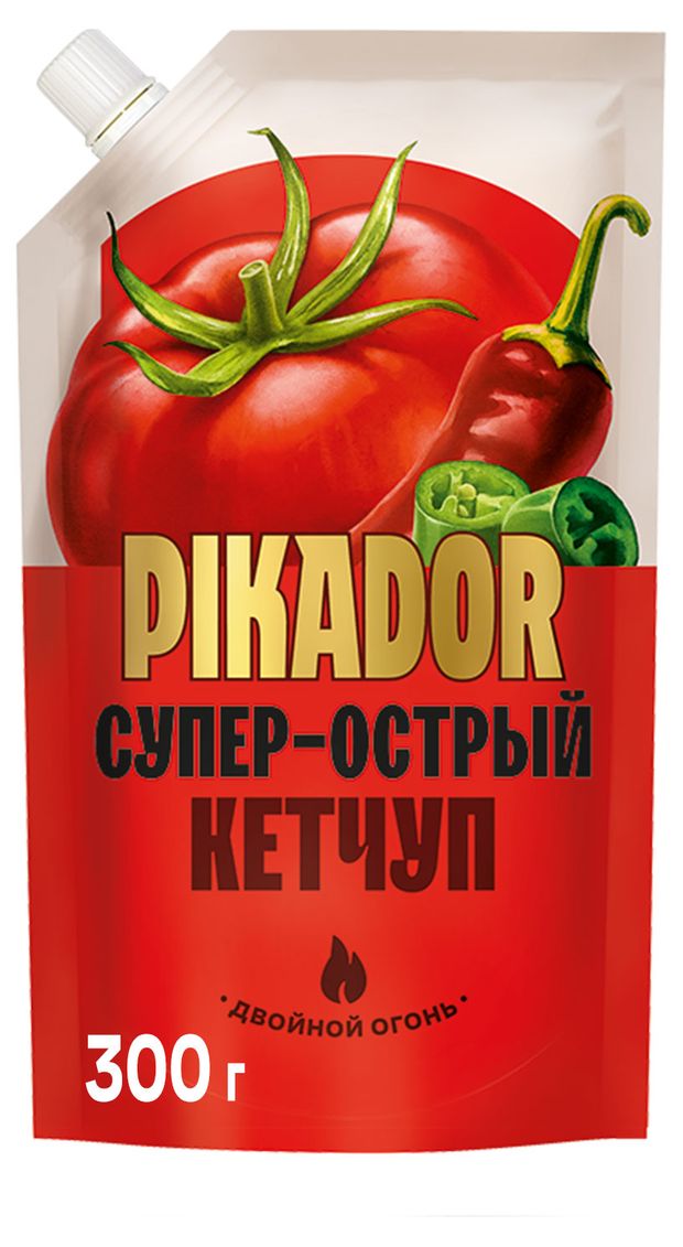 Pikador Кетчуп томатный Pikador Супер-острый, 300 г