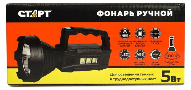 Старт Фонарь ручной Старт LHE 515-B1 черный
