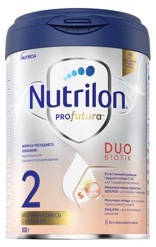 Nutrilon Смесь сухая молочная Nutrilon Profutura DuoBiotik 2 с 6 мес., 800 г
