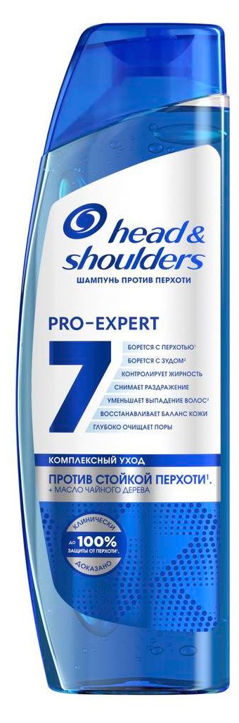 Head & Shoulders Шампунь для волос Head&amp;Shoulders Pro-Expert 7 против перхоти, 300 мл