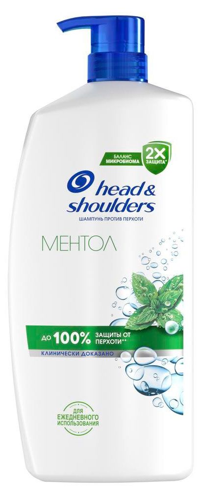 Шампунь для волос Head&amp;Shoulders с ментолом против перхоти, 800 мл