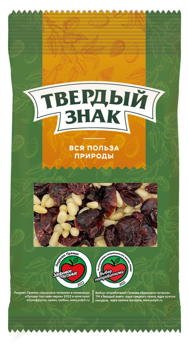 Коктейль Твердый знак Кедр с клюквой, 40 г