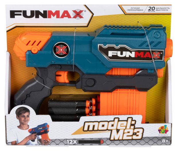 1TOY Бластер 1TOY Funma M23 с мягкими пулями