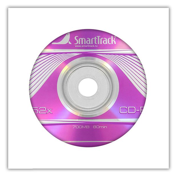 Smart Track Диск CD-R Smart Track 700Mb 52x в бумажном конверте, 1 шт