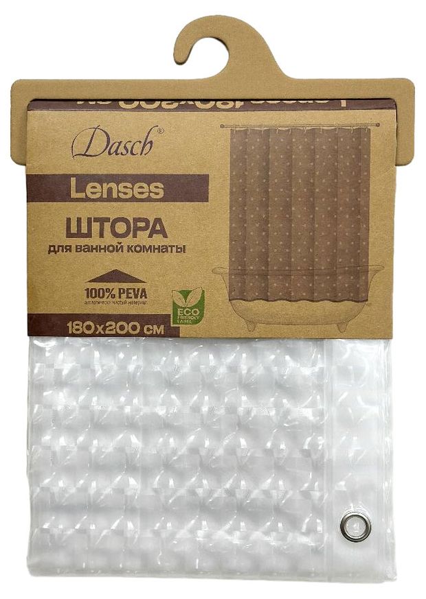 Dasch Штора для ванны Dasch, 180х200 см