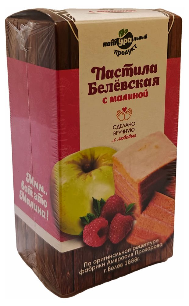Белевская Пастила Белевская с малиной, 100 г