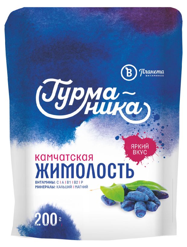Планета Витаминов Жимолость Планета Витаминов Гурманика Камчатская замороженная, 200 г