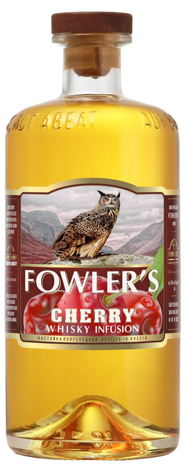 Fowler's Висковый напиток Fowler's Вишня Россия, 0,7 л