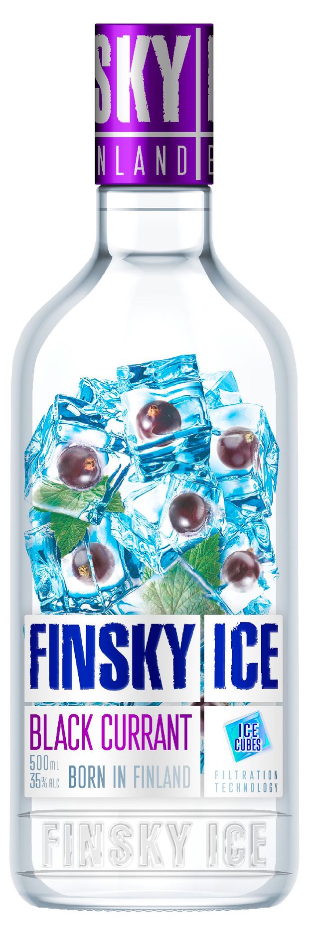 Finsky Ice Настойка горькая Finsky Ice Черная смородина Россия, 0,5 л