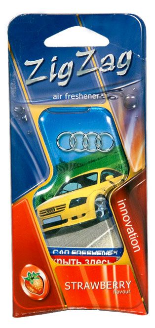 Nova Brigh Ароматизатор Nova Brigh авто зигзаг, 1 шт в ассортименте