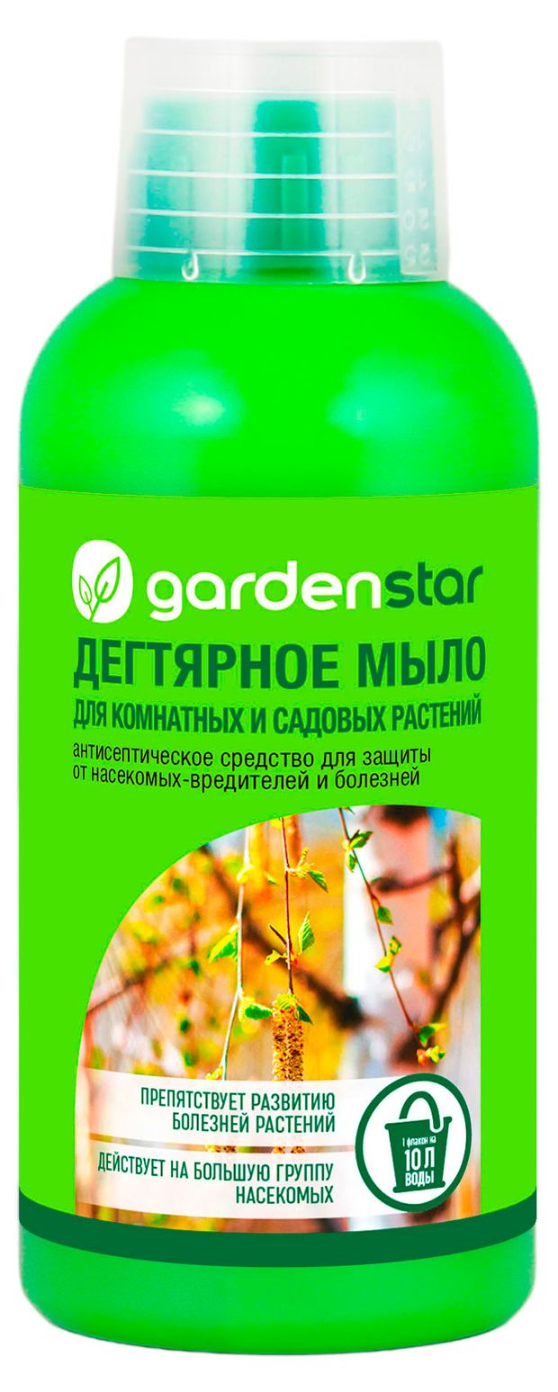 Garden Star Мыло дегтярное Garden Star для комнатных и садовых растений, 250 мл