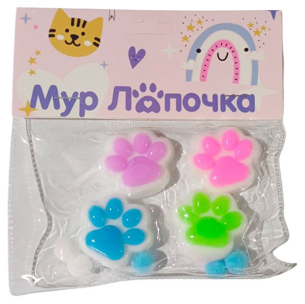Yiwu Игрушка-антистресс Yiwu МурЛапочка Мини, 4 см в ассортименте