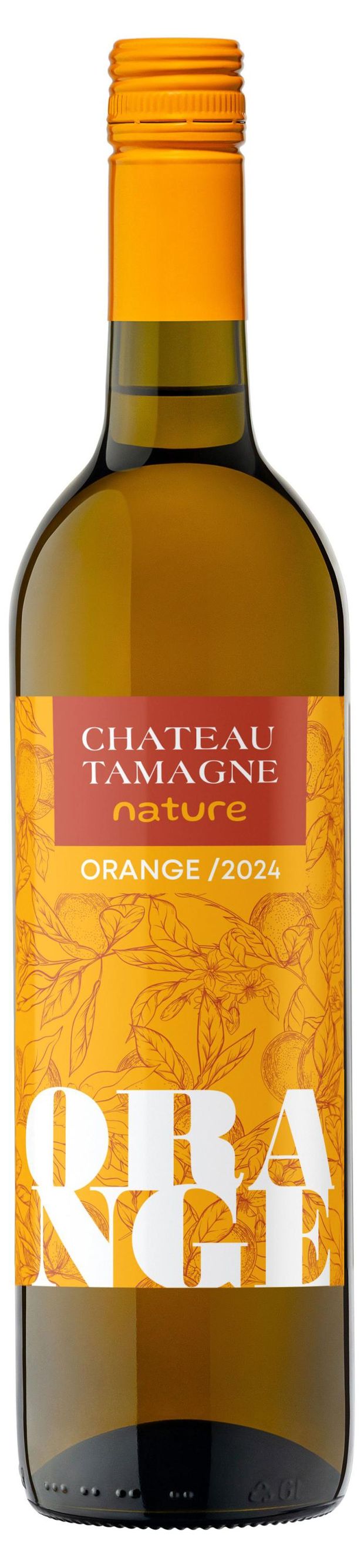 Chateau TAMAGNE Вино Chateau TAMAGNE Nature Orange белое сухое Россия, 0,75 л