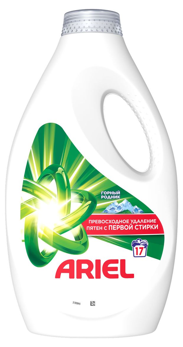 Гель для стирки Ariel Горный родник, 1,105 л