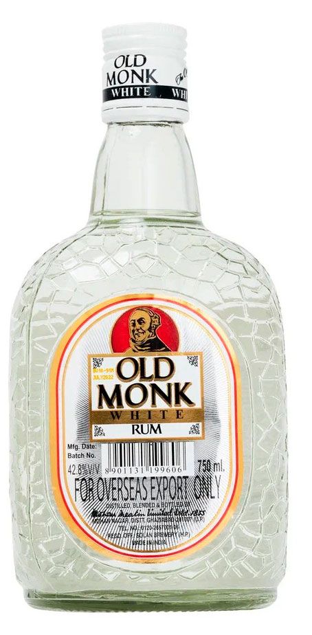 Old Monk Ром Old Monk невыдержанный белый Индия, 0,75 л