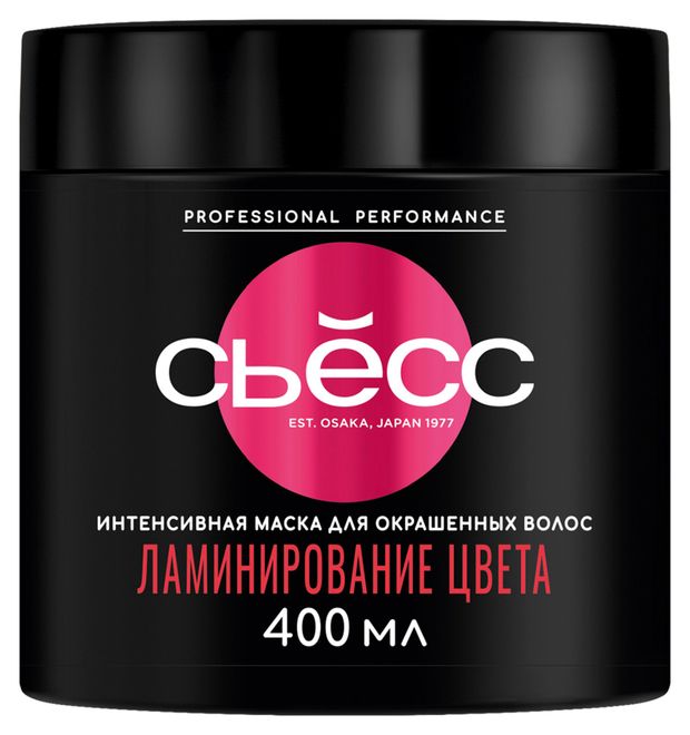 Сьёсс Маска для окрашенных волос Сьёсс Ламинирование, 400 мл