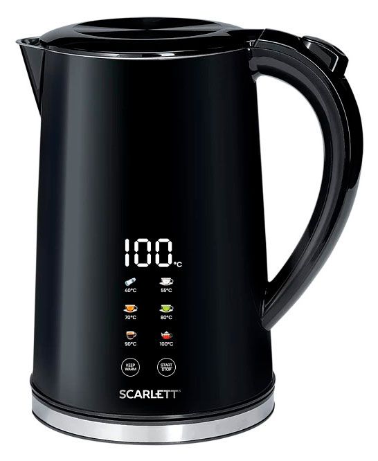 Scarlett Электрический чайник Scarlett SCEK21S66, 1,7 л