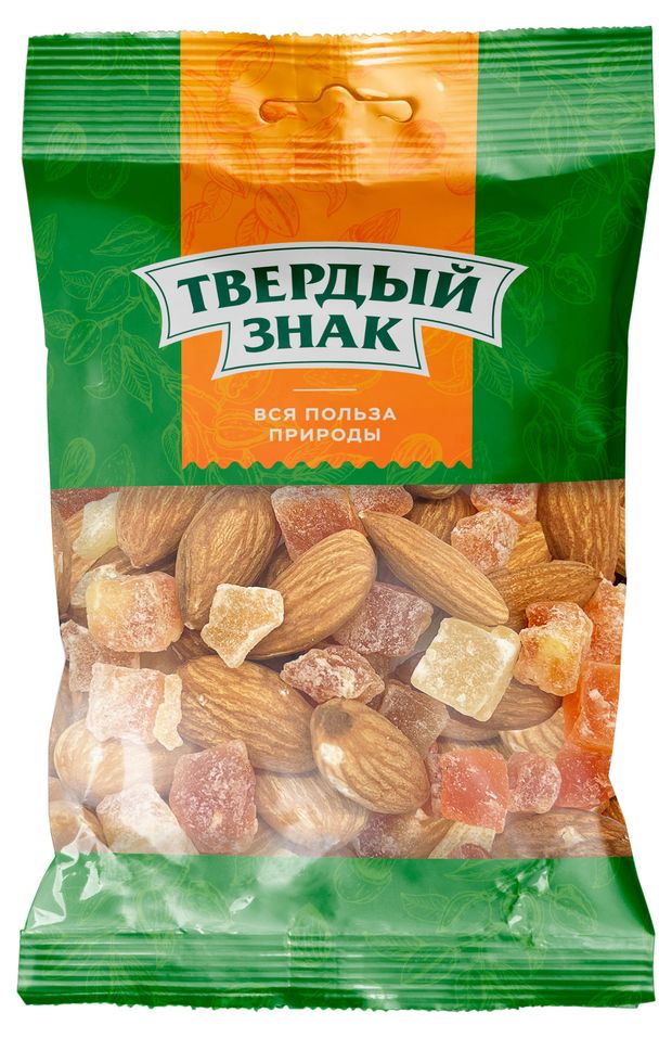 Твердый знакъ Смесь Твердый знак Миндаль жареный с папайей, 50 г