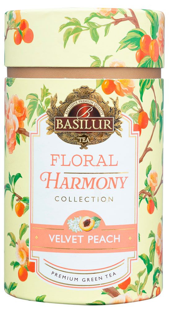 Basilur Чай зеленый Basilur Floral Harmony Velvet Peach Шри-Ланка, 75 г