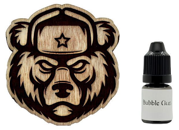 - Ароматизатор на дефлектор Медведь в шапке + аромамасло Bubble Gum, 5 мл