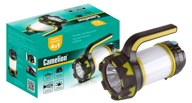 Camelion Фонарь светодиодный аккумуляторный Camelion LED5124