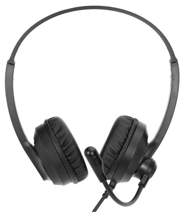 Оклик Наушники проводные Оклик HS-M500 с микрофоном черные