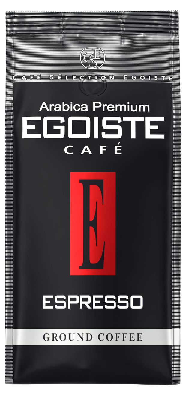Egoiste Кофе молотый Egoiste Espresso, 250 г